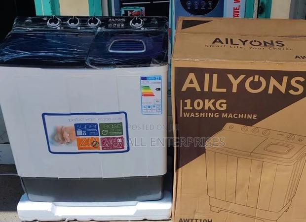 *Ailyons Washing Machine 10kg Twin Tub Laundry Solution