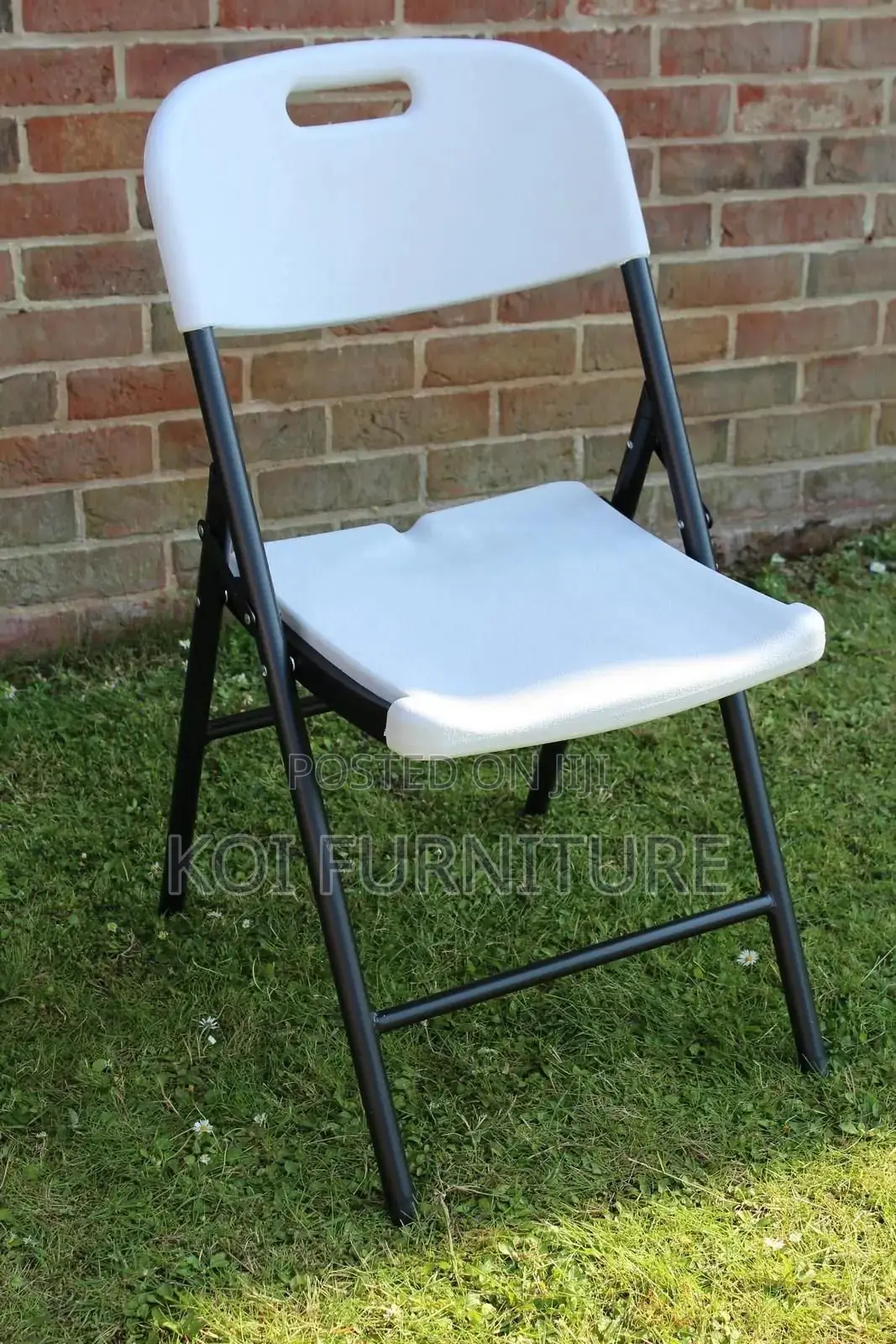 Office Chairs; White Foldable Home Outdoor Events Visitors Office Seat
