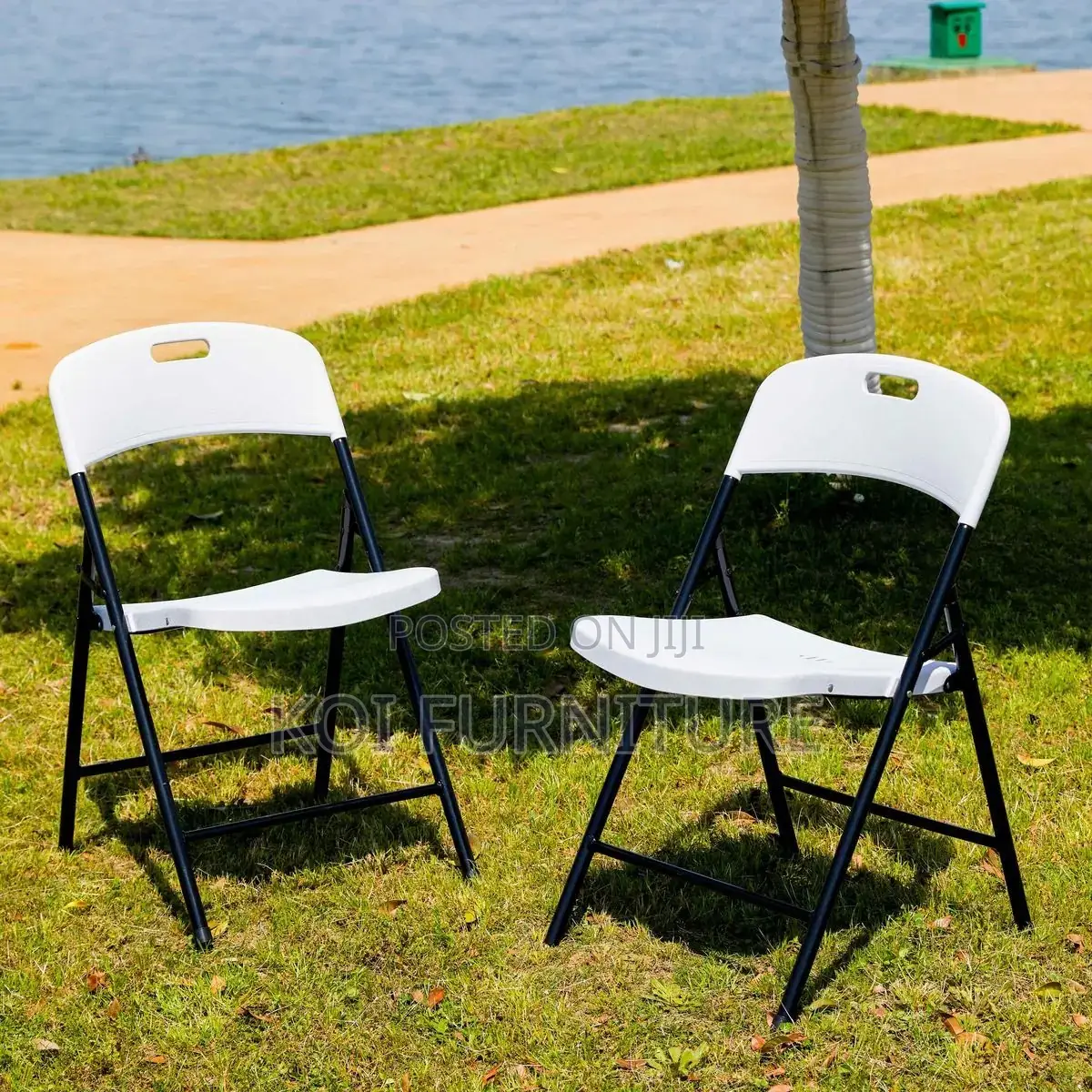 Office Chairs; White Foldable Home Outdoor Events Visitors Office Seat