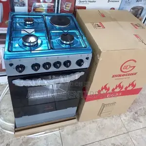 Eurochef 50cm×55cm 3g+1e Standing Cooker With Electric Oven