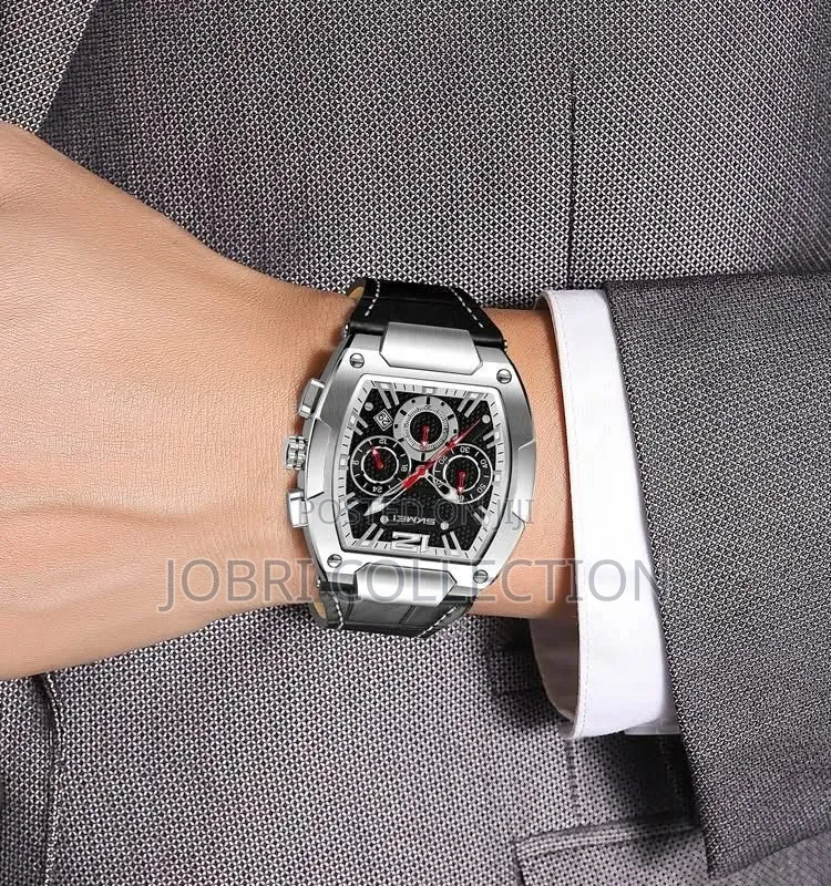 Skmei Leather Strap Mens Watch