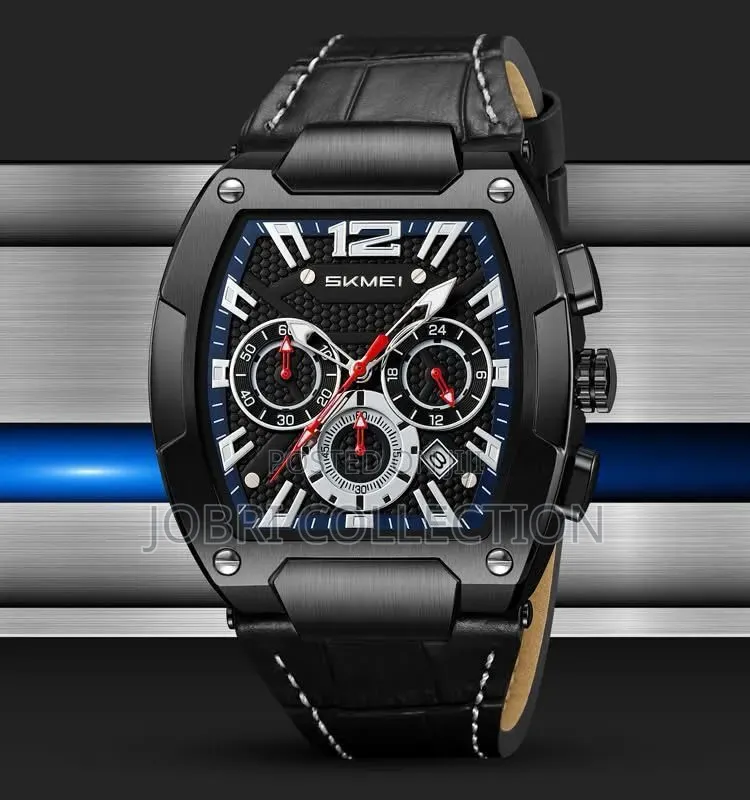 Skmei Leather Strap Mens Watch