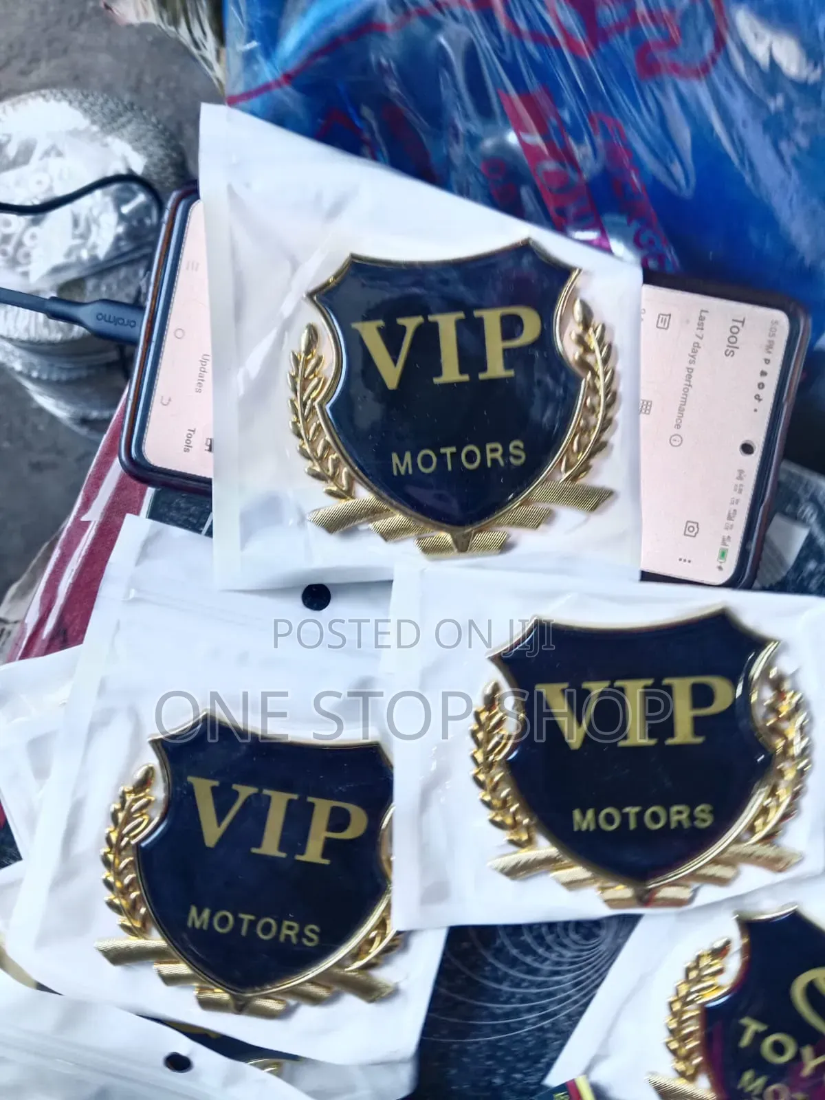 Vip Motors Emblem Decorative Personalize Cars Designed Stickers Per Pc