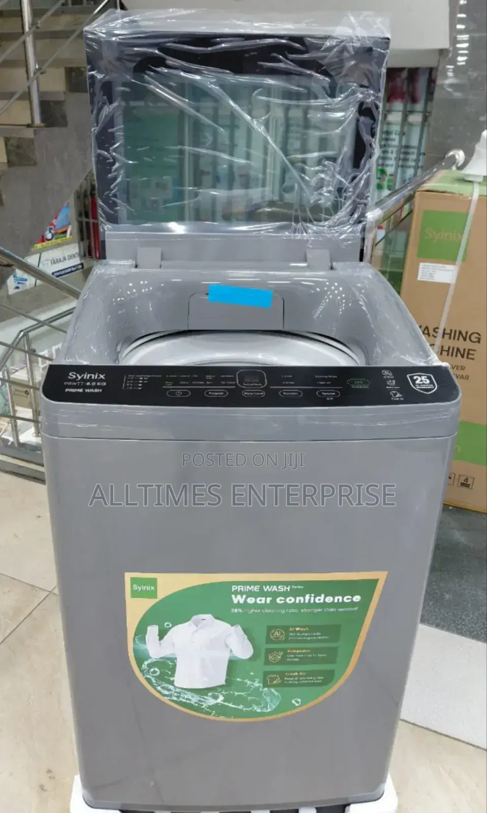 Syinix 8kg Topload Washing Machine