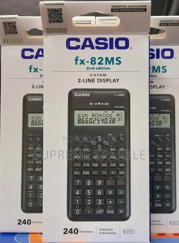 Casio Fx-82ms (2nd Edition) Calculator
