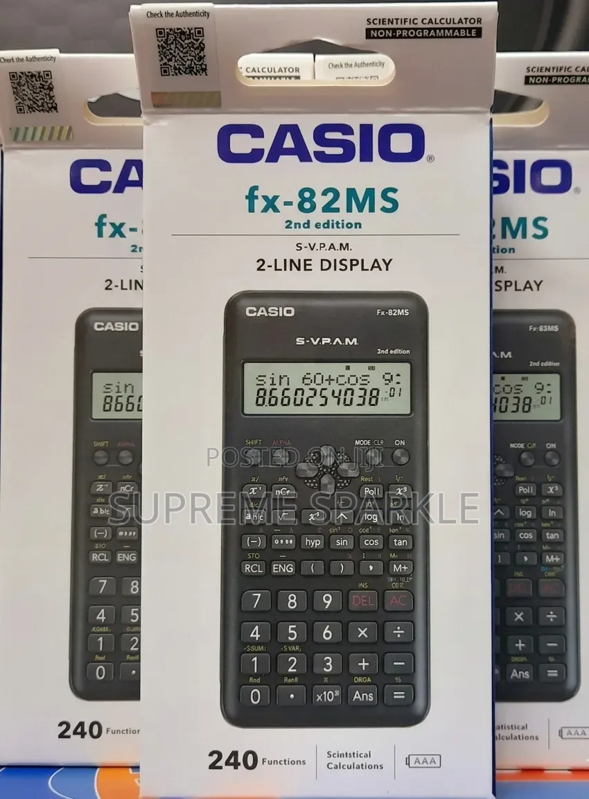Casio Fx-82ms (2nd Edition) Calculator