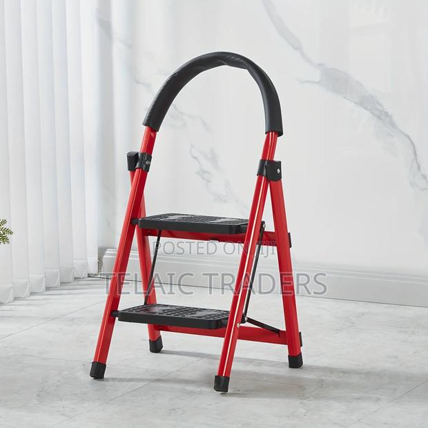 Red Step Ladder 2 Steps