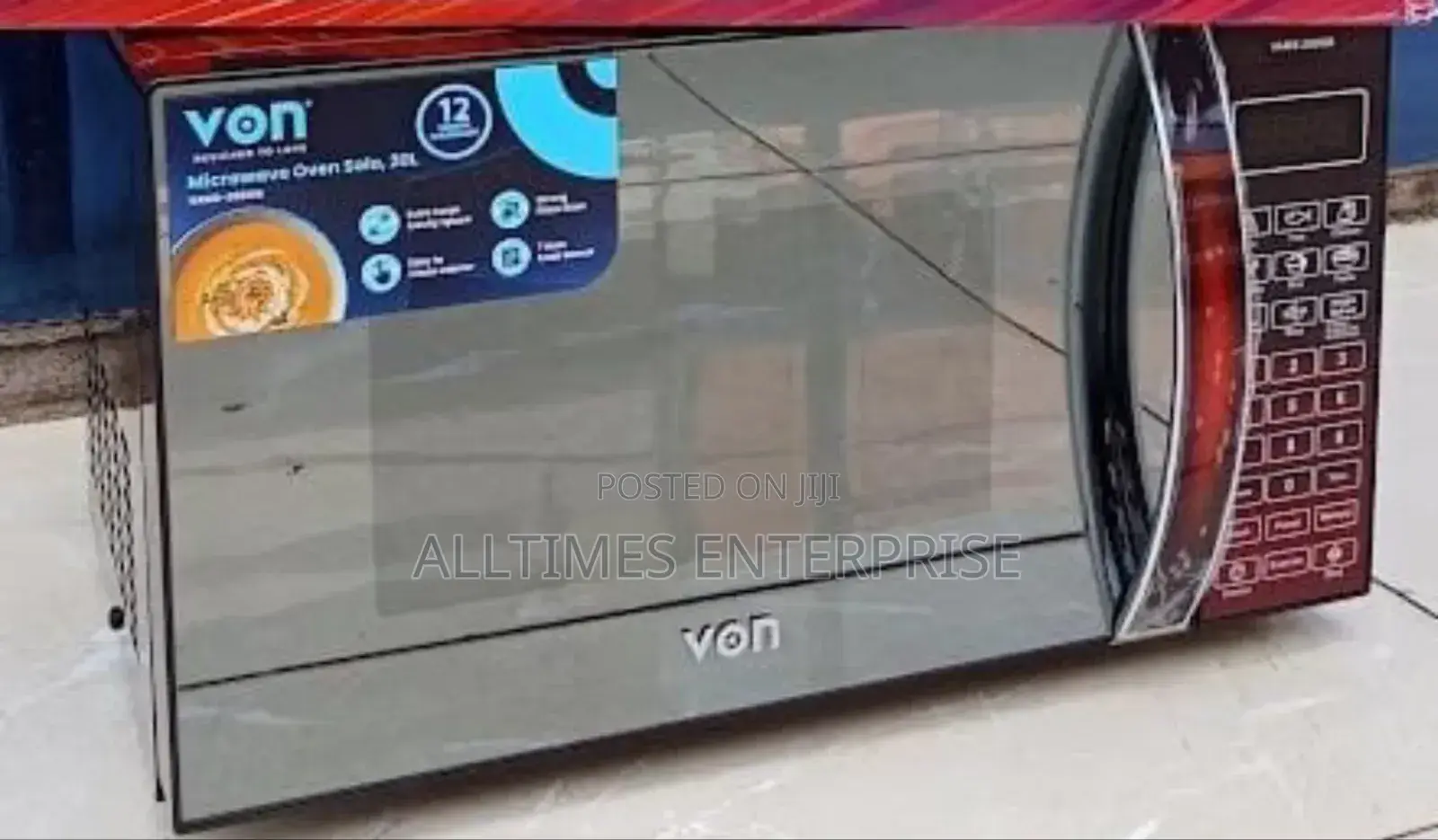 Von Microwave 20l Digital With Grill 20dgb
