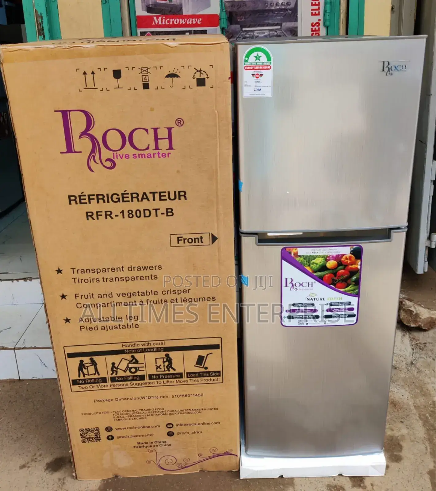 Roch Fridge 138 Liters 180dt