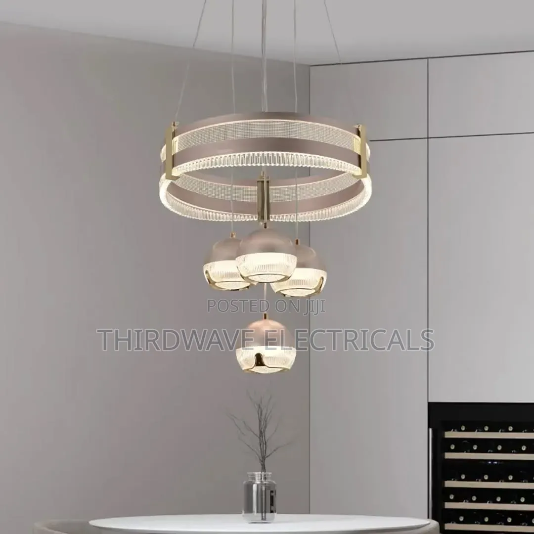 Modern Led Chandelier Ring Light Hanging Ceiling Light Fixture
