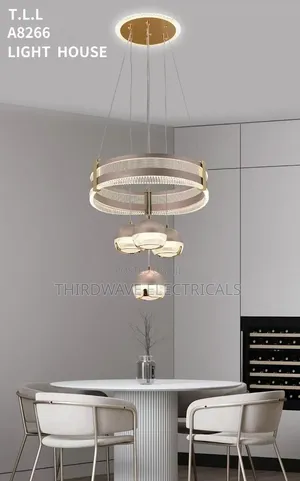 Vintage Hanging Modern Led Chandelier Ring Pendant Light