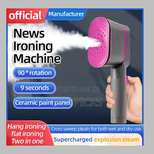 Garment Steamer Portable Handheld Steam Iron 2-in-1