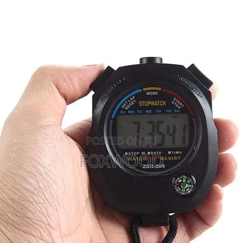 Multi-function Electronic Digital Sport Stopwatch Timer, - thumbnail 2