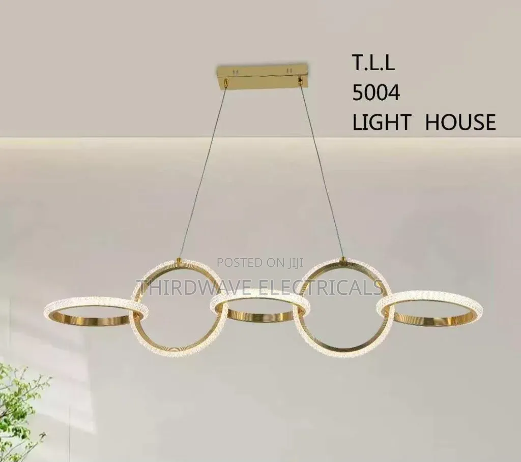 Modern Horizontal Rings Hanging Light Chandelier Pendant Light