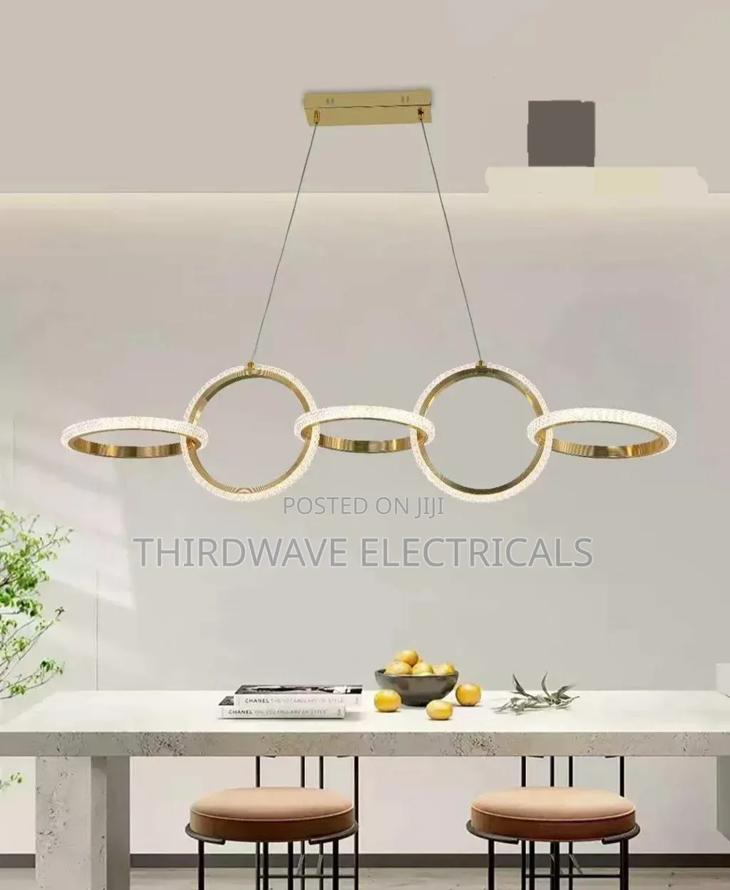 Elegant Modern Horizontal Rings Hanging Light Pendant/Chandelier Sj5t