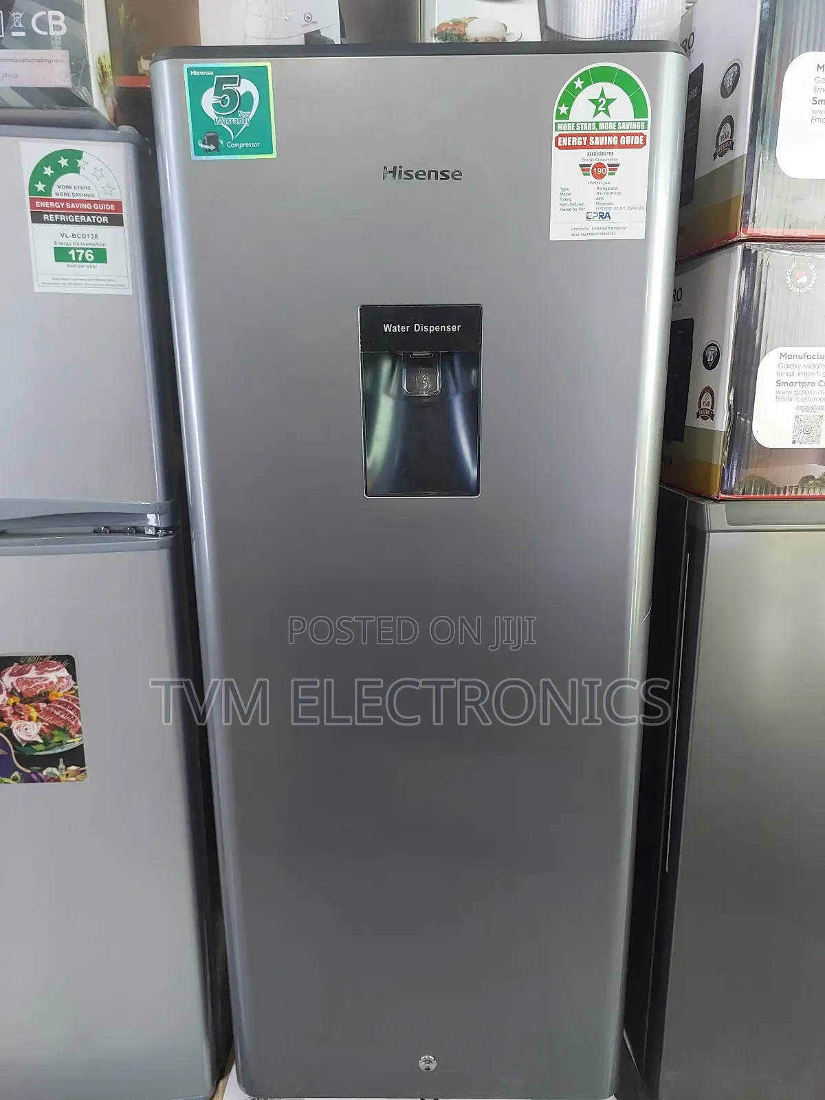 Hisense Ref176dr Fridge 176litres With Water Dispenser
