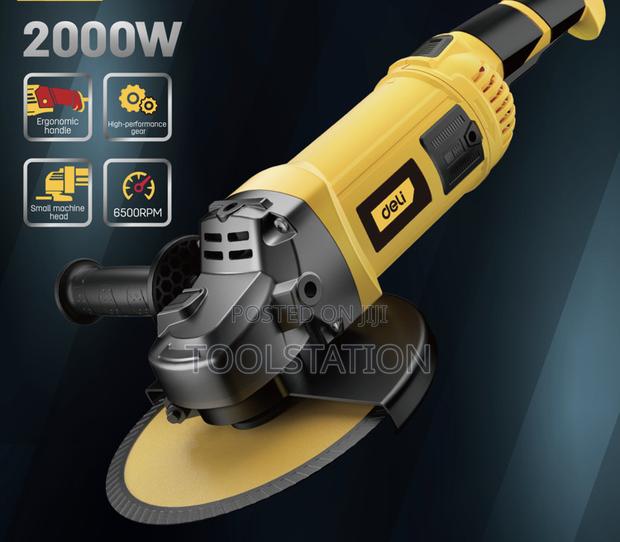 Angle Grinder 2000w 7 1/2 Inch Heavy Duty Deli Tools Edl-Jm180-E1