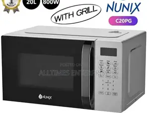 Nunix 20 Liters Digital Microwave With Grill Model :C20pg