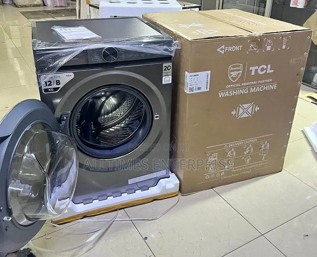 TCL Washing Machine 12/8 Kg Wash and Dry