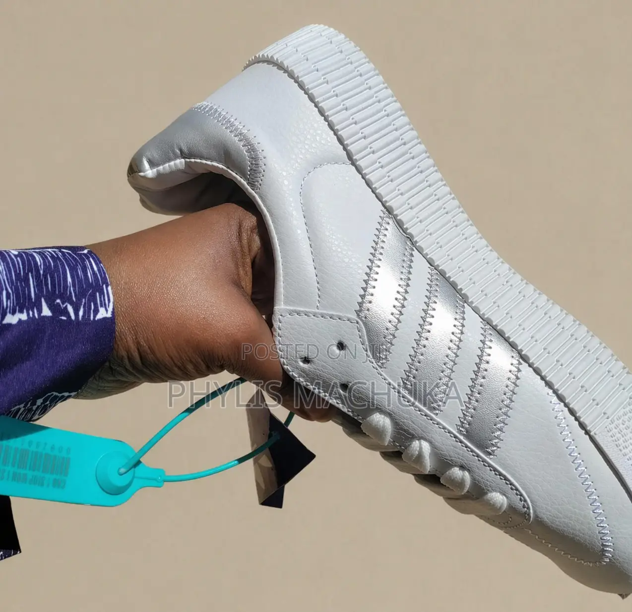 Original Adidas White Platform Sneakers