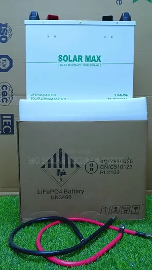 3.84kwh 12v 300ah Solar Max Lifepo4 Lithium Battery