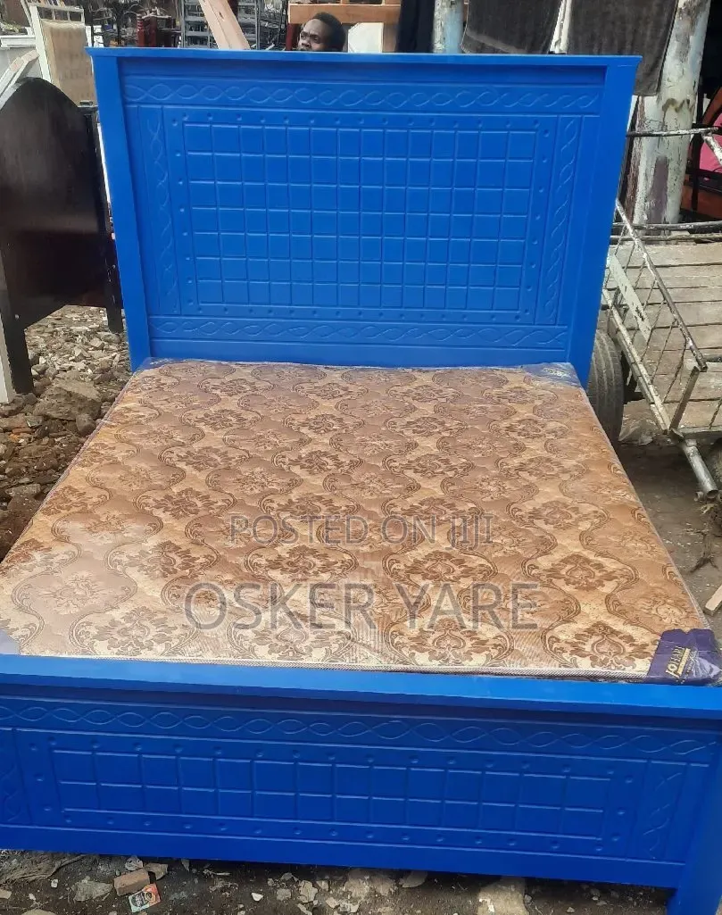 Quality 4x6 / 5x6 Beds Available | Cheap Strong Wooden Beds Nairobi