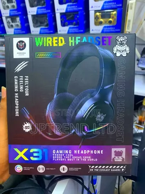 Onikuma X31: Ultimate RGB Gaming Headset With Crystal Clear Mic