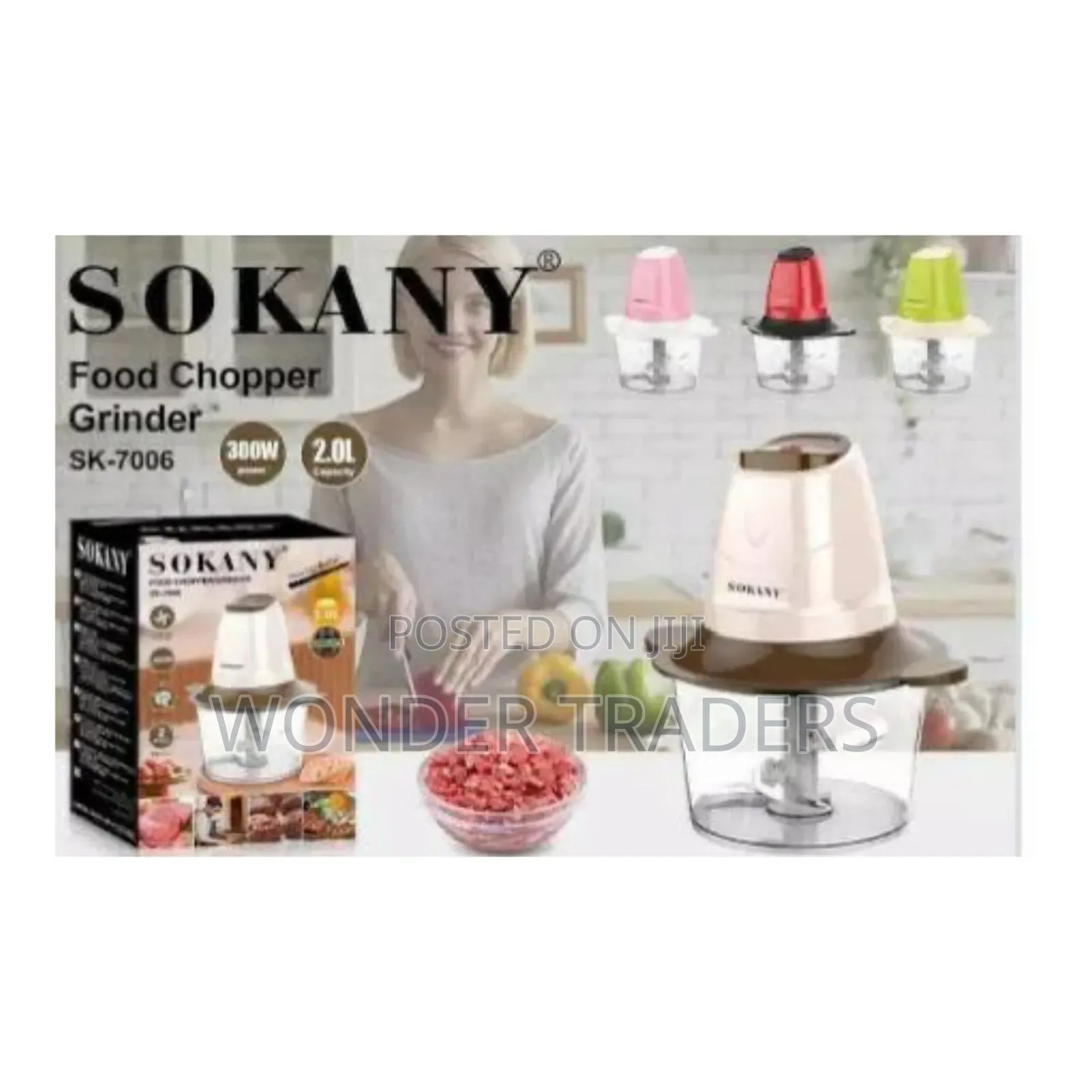 *Sokany 2ltrs Chopper