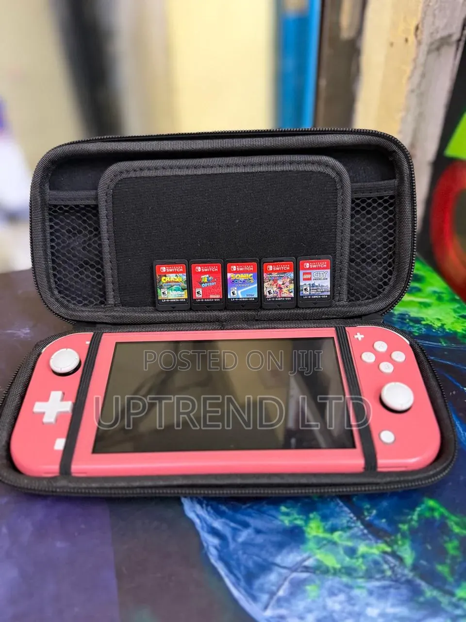 Pink Nintendo Switch Lite Previously Owned