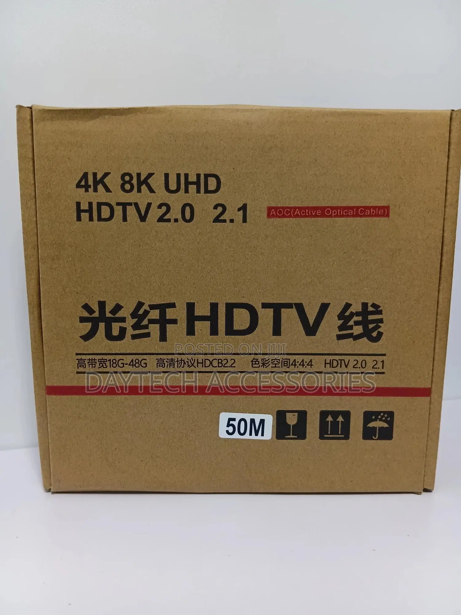 50m Fiber Optic Hdmi 2.0 Active Optical Genuine Cable