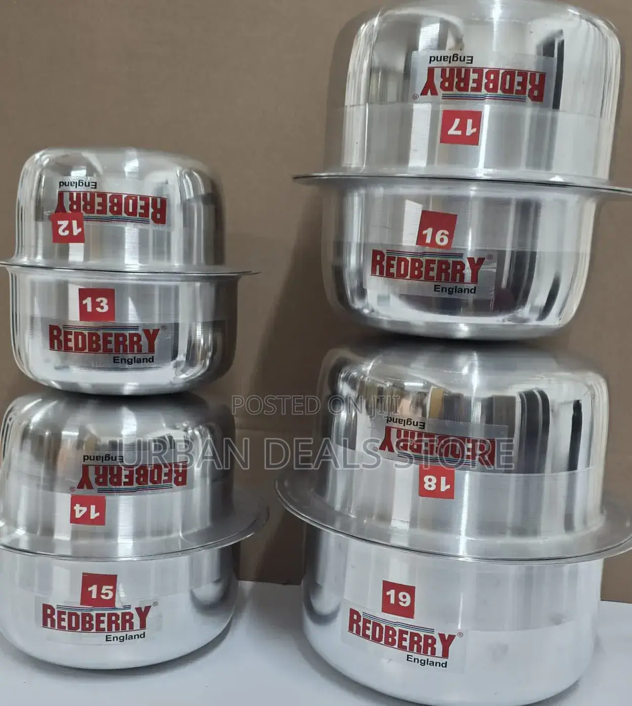 Redberry Heavy Duty Aluminium Sufurias
