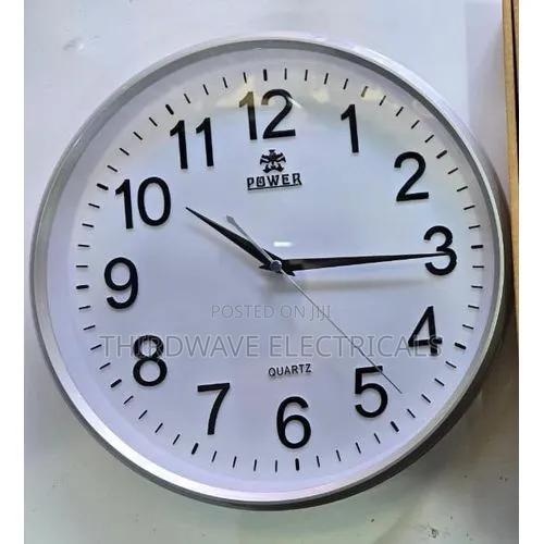 Modern Wifi Wall Clock With a Hidden Security Camera F9j