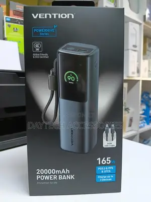 This Is a Vention Powerhive 20000mah Power Bank (Model: Fkfh0).