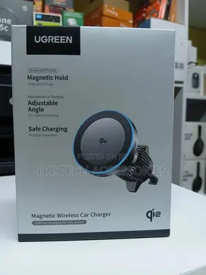 Ugreen Qi2 15w Magnetic Wireless Car Charger Phone Mount Holder.