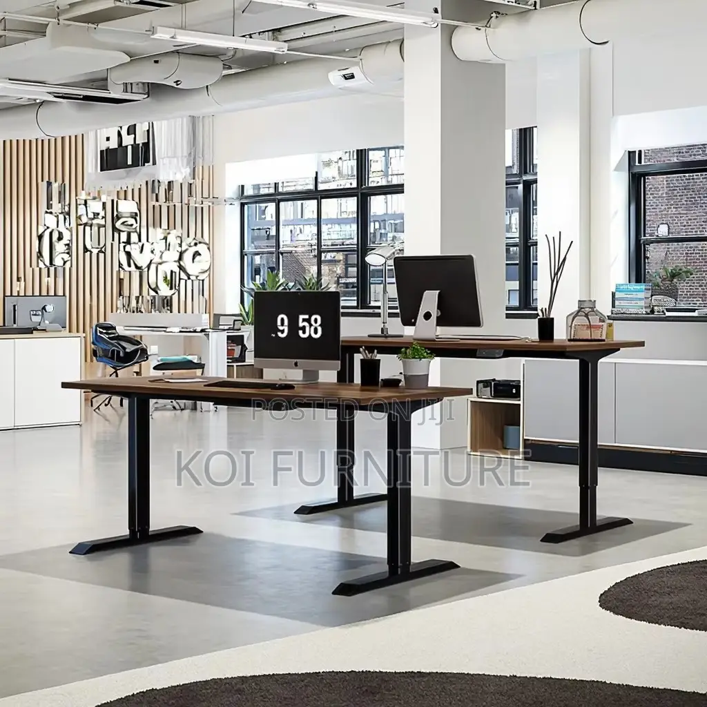 Office Table; 1.8 Meters Adjustable Desk With Control Panels