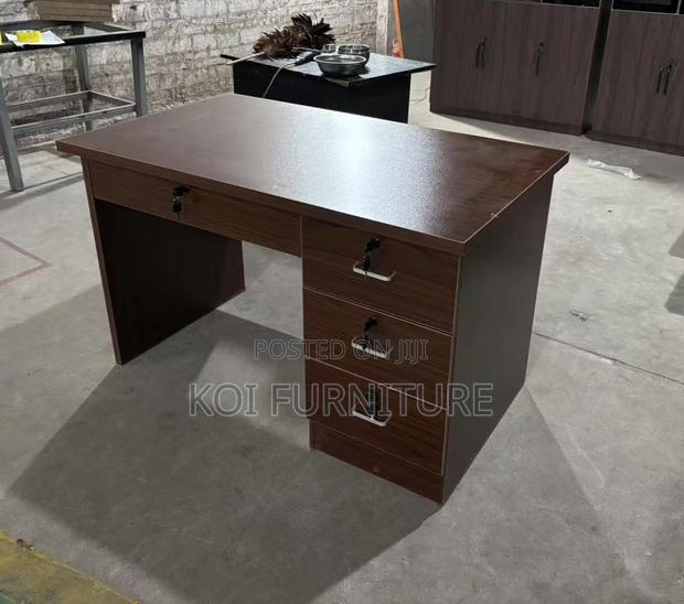 Office Desk; 1.2 Meters Brown Executive Office Desk