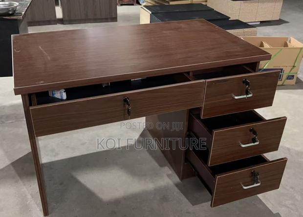 Office Desk; 1.2 Meters Brown Executive Office Desk - thumbnail 8