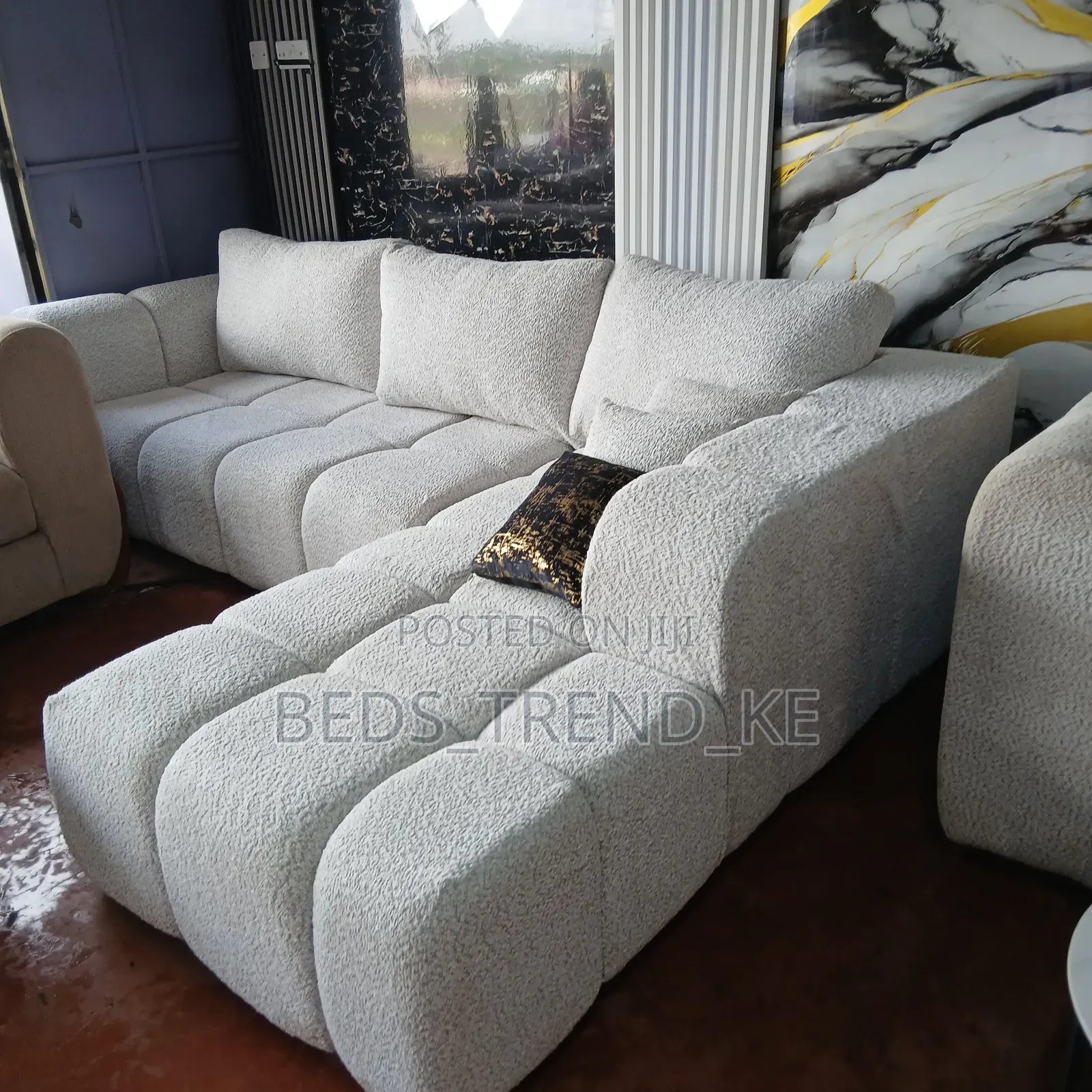6 Seater Cloud Bubble L-Seat Sofa
