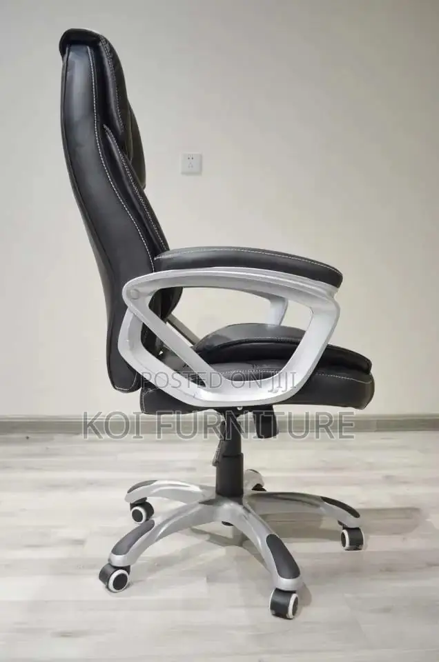 Office Chairs; Pu Brown Learher Executive Office Desk Chairs
