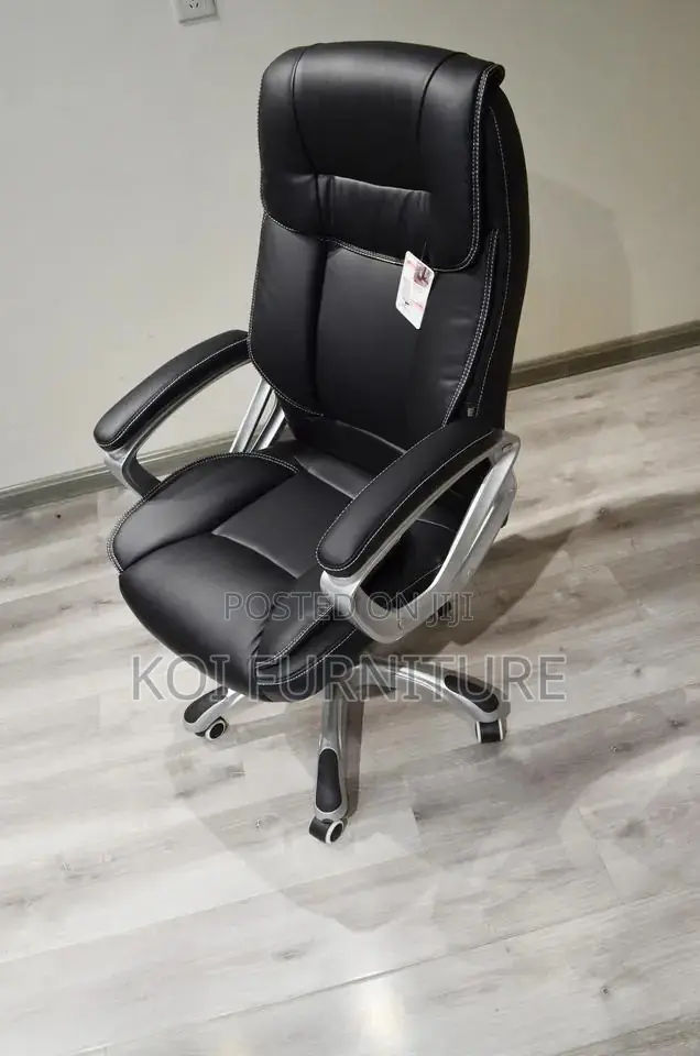 Office Chairs; Pu Brown Learher Executive Office Desk Chairs