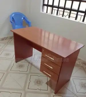 Generic 0.9m Wooden Office Study Desk With Lockable Drawers J9