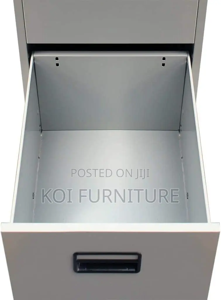 Office Cabinet; Steel Gray Executive Docs Ad File Storage Cabinet