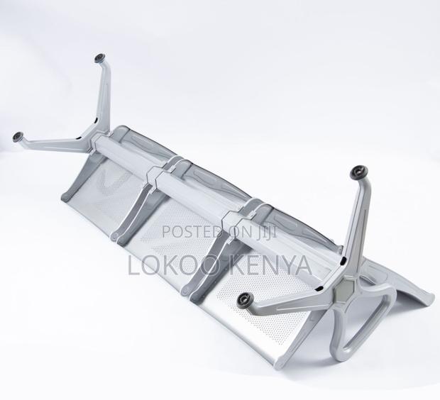 Bench; 3 Seater Durable Non Padded Reception Waiting Bench - thumbnail 5