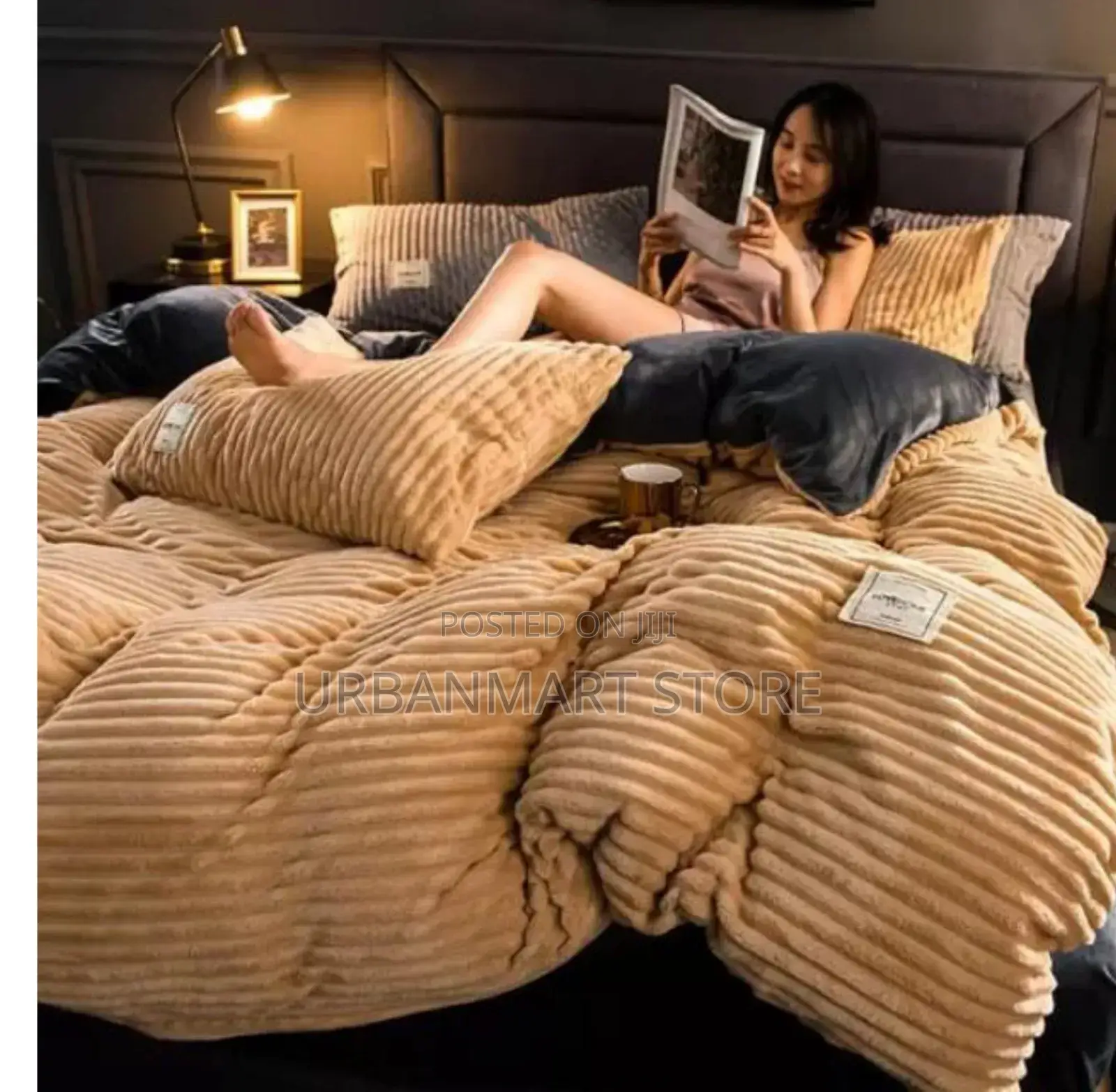 Velvet Tc Duvet Set 6x7 With Bedsheet 2 Pillowcases