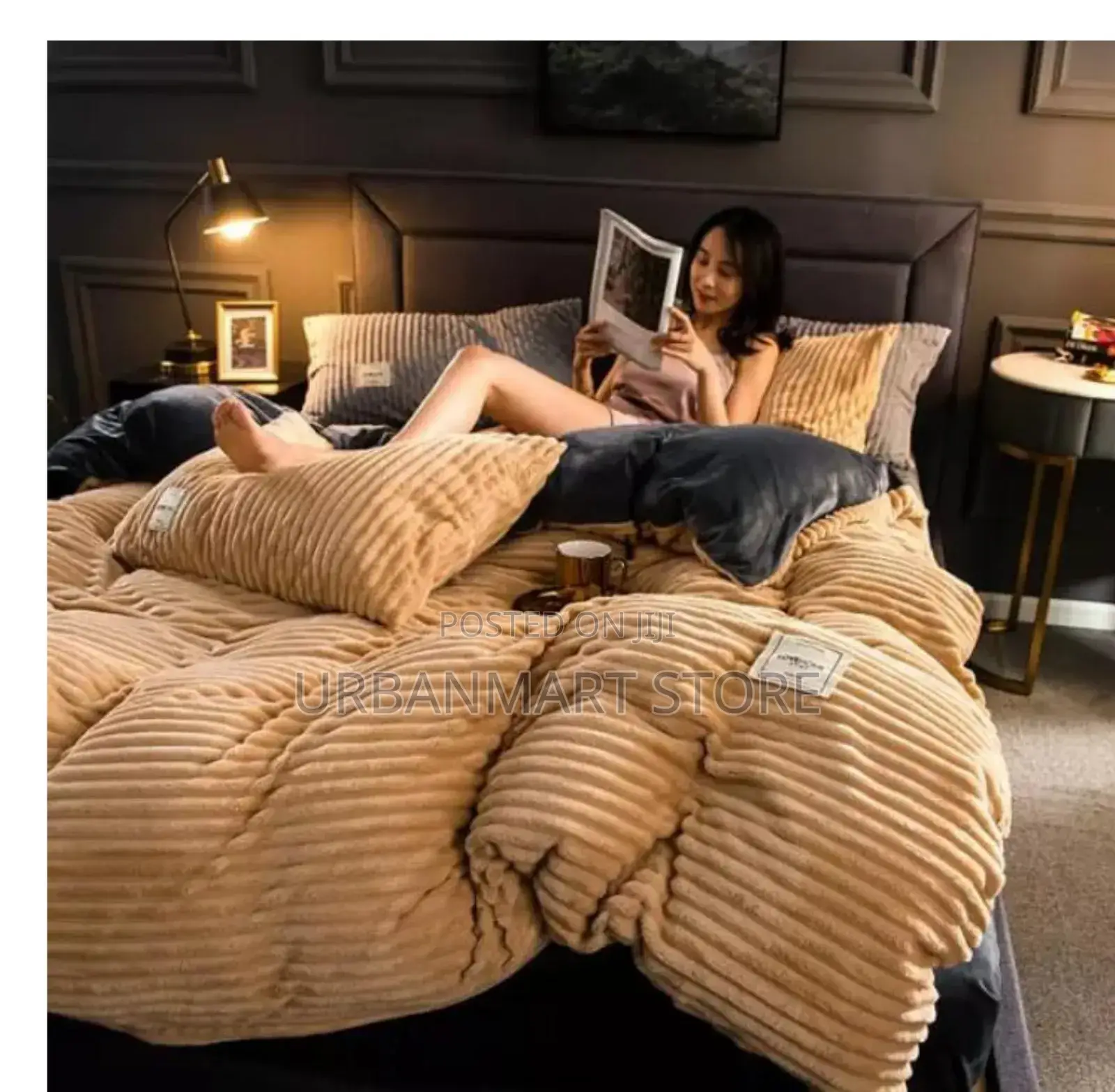 Tc Velvet 6x7 Duvet Set Complete Bedding Set (4pcs)