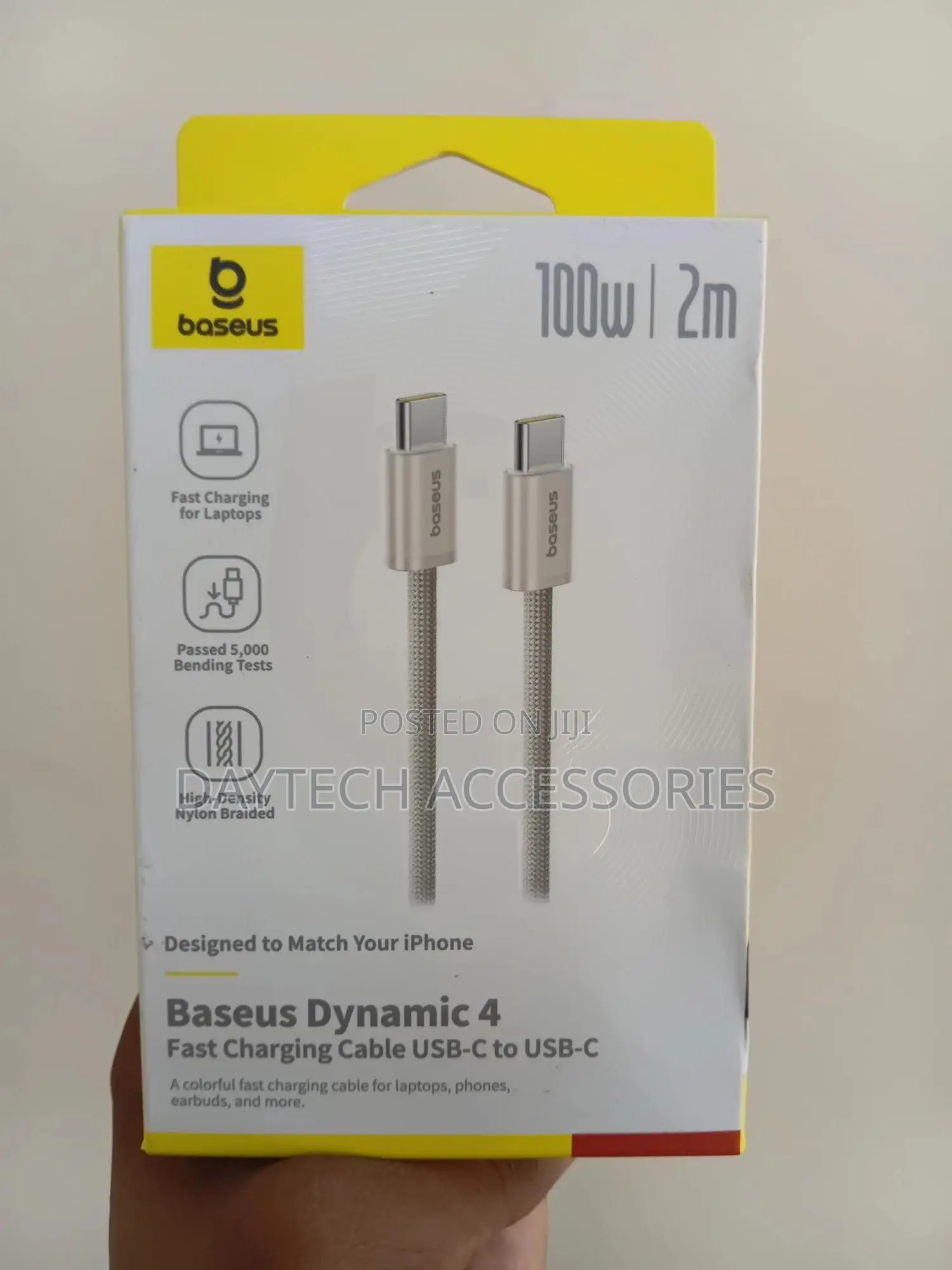 Baseus Dynamic 4 Fast Charging Cable (Usb-C to Usb-C) 2m