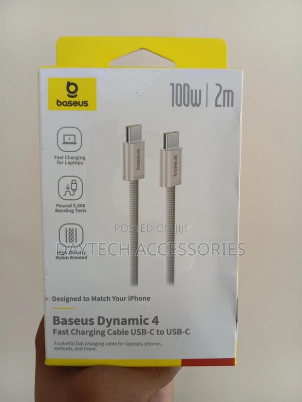 Baseus Dynamic 4 Fast Charging Cable (Usb-C to Usb-C) 2m - thumbnail 2
