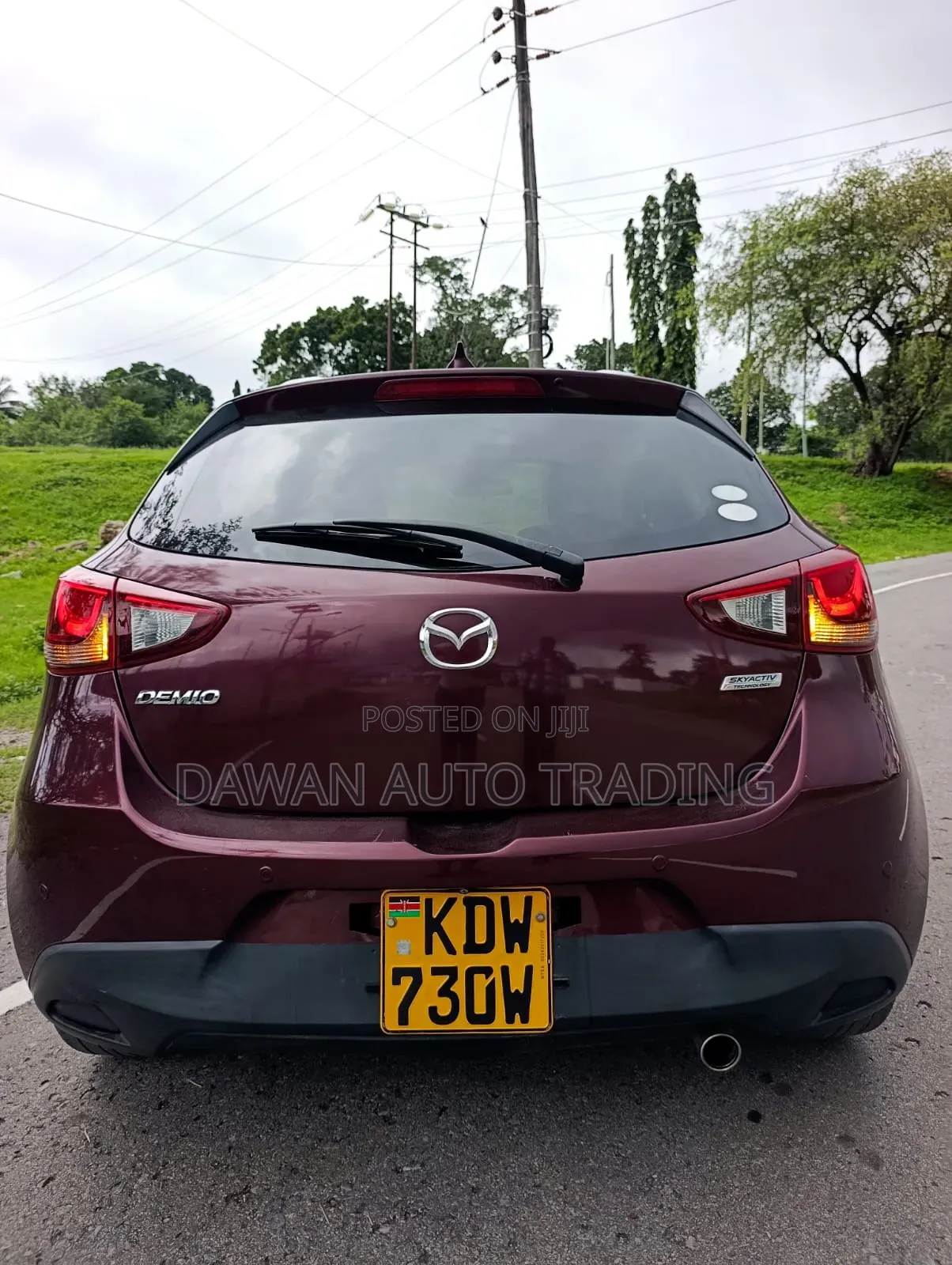 Mazda Demio 2018 Maroon