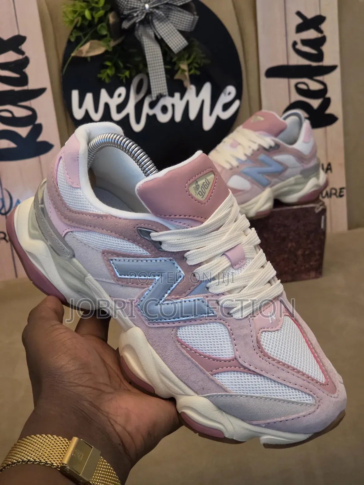 The New Balance Rose Pink Sneakers
