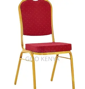 Event Chair; Durable Stackable Red Chairs for Banquets